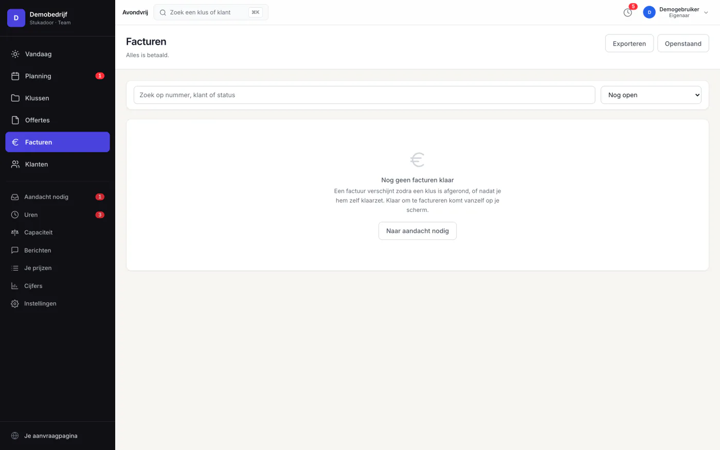 Invoices and payments